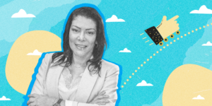 Capa do artigo Tim-Tim com Diná Carvalho, da Superlógica