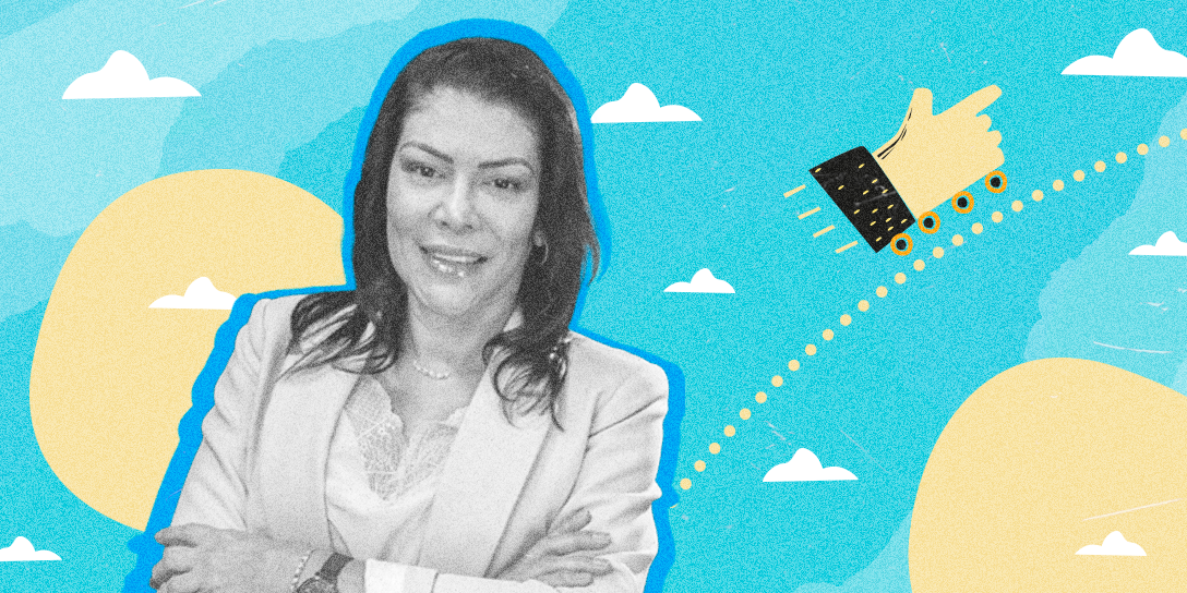 Capa do artigo Tim-Tim com Diná Carvalho, da Superlógica